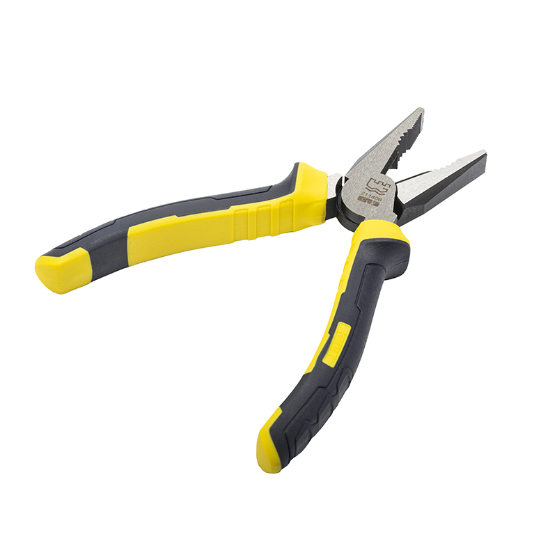 Great Wall Industrial-Grade German-Style Bi-Color Handle Combination Pliers，Labor-Saving