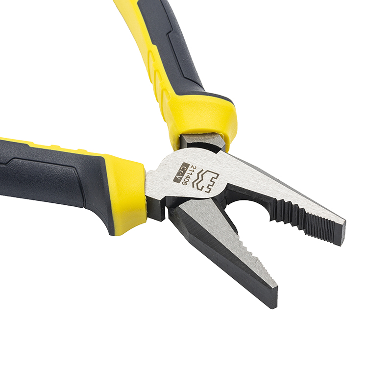 Great Wall Industrial-Grade German-Style Bi-Color Handle Combination Pliers，Labor-Saving