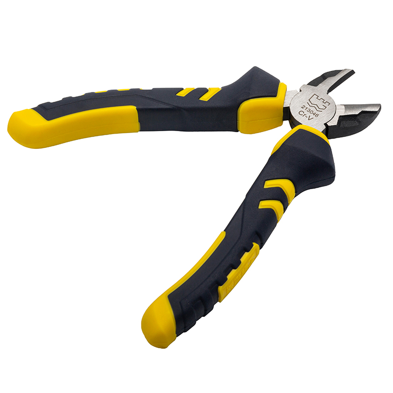 Great Wall Industrial-Grade German-Style Bi-Color Handle Diagonal Cutters Pliers，Labor-Saving